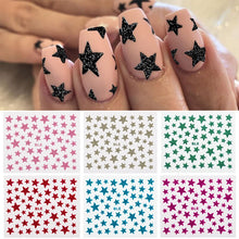 Load image into Gallery viewer, Nail Stickers 3D Nail Slider Stars Stickers
