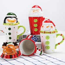 Load image into Gallery viewer, Christmas Ceramic Tea Mugs